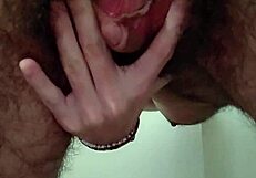 hairy pussy and asshole get fucked hard