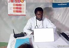 Husband Takes Wife To Gynecologist For First Time Creampie