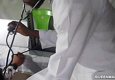 Husband Takes Wife To Gynecologist For First Time Creampie