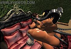 gladiator dominates with his monster cock and big ass