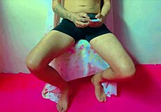 Hot blowjob ends with facial cumshot pov
