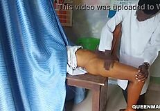 Husband Takes Wife To Gynecologist For First Time Creampie