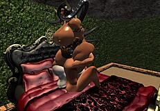 gladiator dominates with his monster cock and big ass