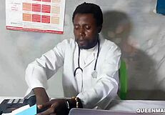 Husband Takes Wife To Gynecologist For First Time Creampie