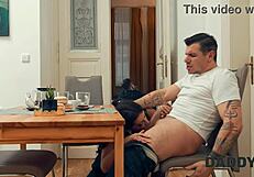 daddy4k small 18+-titted brunette is professionally cheating on her bf in the next room