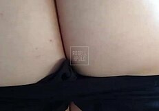 Real couple enjoys passionate sex with cute wife
