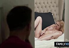 Horny Milf Stepmom Audrey Madison Fucks Stepson In Bathroom