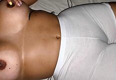 Godfather samples bride's tight pussy before wedding