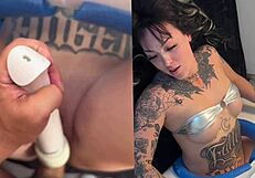 Tatted college babe millie millz does female glory hole with teddy tarantino