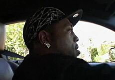 Does this bitch let him cum in her mouth?