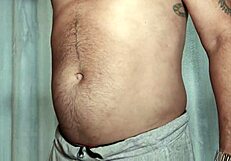 Pornstar brasil brazilian bear huge cock cum and shower