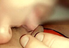 Hubby lick his wife pussy after stranger fucked her