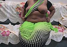 Sexy bhabhi showing natural tits and big boobs