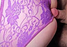 the husband of my best colleague cums hugely on my panties