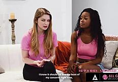 all girl massage with sexy ebony jezabel vessir
