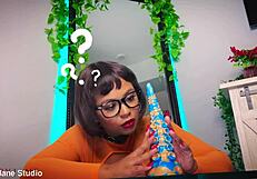 velma takes monster cock up her tight ass