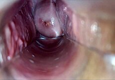 Pulsating orgasm inside vagina