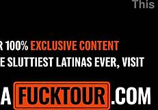 Small tits colombian slut rides big american cock pov