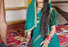 Pados wali bhabhi ko green sadi mein choda bhabhi ki chudai