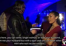 stunning asian poopea pons finds swingers club vibe