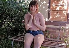 ersties natural hairy amateurin makes a sexy solo video for you