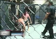 a strong fighter wins a night with lilith after a fight and fucks her doggy style