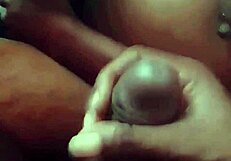 Stepmom gets horny and jerk my hairy bbc