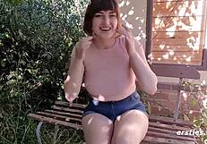 ersties natural hairy amateurin makes a sexy solo video for you