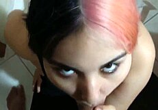 gravida rides the best cock with blowjob skills