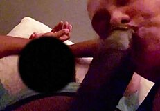Midget Brunette Gives Sloppy Gumjob To Monster Bbc