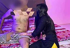 Pakistani teen sees uncles thick cock and gets fucked