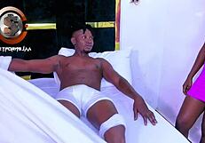 pretty bibi an hotel cleaner with creamy pussy fucked by a guest