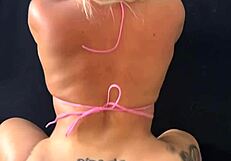kinky bdsm threesome with 2 blonde pawg sluts mellanie monroe and callie brooks