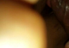 Wife bent over taking dildo doggy style