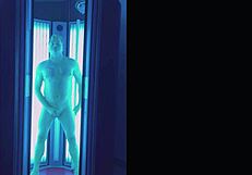 Gym tanning cabin cumshot remixed 10m sheer