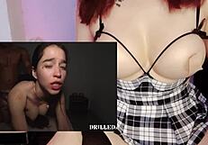 jovencita inexperta con co�o estrecho se la cogen sin piedad
