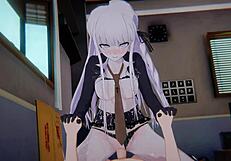 danganronpa kirigiri dp handjob sandwich scene