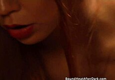 two horny lesbian madames finger submissive slave