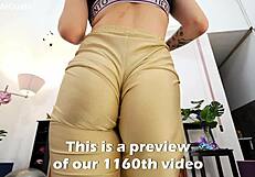 omg amazing jiggly round butt