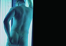 Gym tanning cabin cumshot remixed 10m sheer