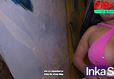 super curvy latina gets strong outdoor fuck