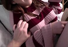 stepbrother finishes inside bookworm stepsister during study session