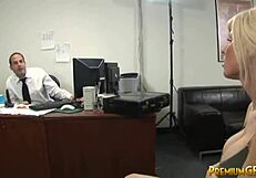 dominatrix babe jerks off loser cock kenzi marie