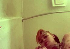 morganskye plays in shower with wet fun