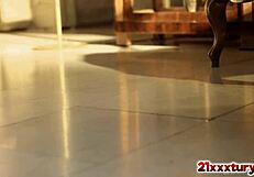 Gorgeous milf shalina devine and cute babe zazie skymm in hot scene
