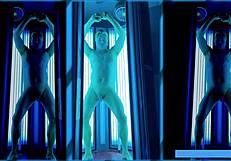 Gym tanning cabin cumshot remixed 10m sheer