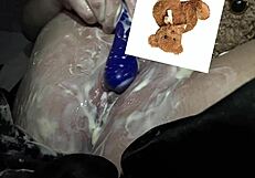 that extreme vibrator and yogurt in my pussy feels so good