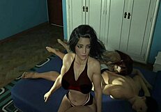 Alison Learns To Masturbate In Game