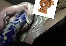 that extreme vibrator and yogurt in my pussy feels so good