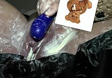that extreme vibrator and yogurt in my pussy feels so good